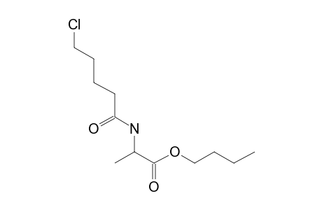 D-Alanine, N-(5-chlorovaleryl)-, butyl ester