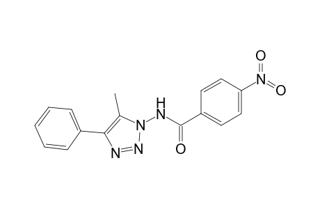 N-(5-methyl-4-phenyltriazol-1-yl)-4-nitrobenzamide