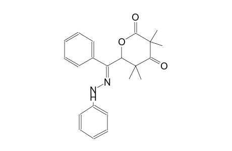 3,3,5,5-tetramethyl-6-[(E)-phenyl(phenylhydrazono)methyl]dihydro-2H-pyran-2,4(3H)-dione