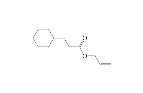 Cyclohexanepropionic acid allyl ester