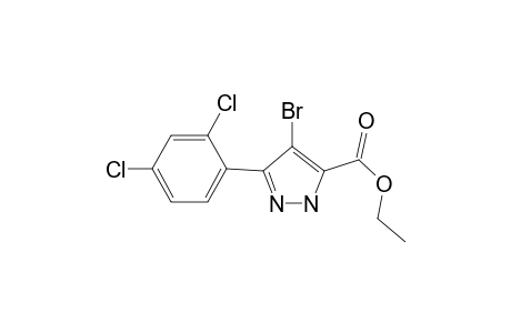 Ethyl 5-[2,4-dichlorophenyl]-4-bromopyrazole-3-carboxylate