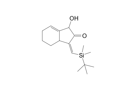 (3Z)-3-((tert-Butyldimethylsilyl)methylene)-3a,4,5,6-tetrahydro-1-hydroxy-1H-inden-2(4H)-one