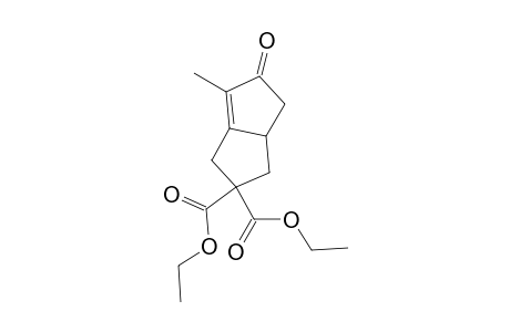 5-Keto-6-methyl-1,3,3a,4-tetrahydropentalene-2,2-dicarboxylic acid diethyl ester