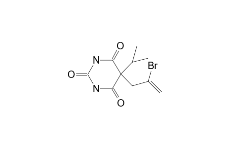 2,4,6(1H,3H,5H)-Pyrimidinetrione, 5-(2-bromo-2-propenyl)-5-(1-methylethyl)-