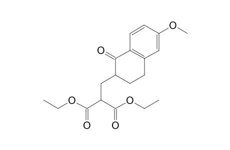 DIETHYL-2-[(6'-METHOXY-1'-OXO-1',2',3',4'-TETRAHYDRONAPHTHALEN-2'-YL)-METHYL]-PROPANEDIOATE