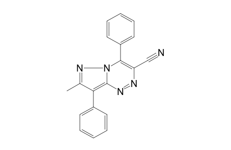 4,8-diphenyl-7-methylpyrazolo[5,1-c]-as-triazine-3-carbonitrile