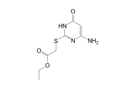 Ethyl 2-[(4-amino-6-oxo-1H-pyrimidin-2-yl)sulfanyl]acetate