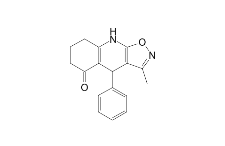 3-Methyl-4-phenyl-4,7,8,9-tetrahydroisoxazolo[5,4-b]quinolin-5(6H)-one