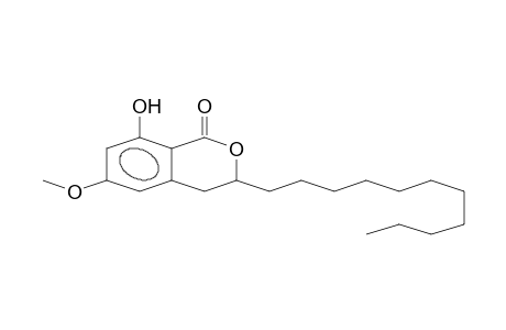 1H-2-BENZOPYRAN-1-ONE, 3,4-DIHYDRO-8-HYDROXY-6-METHOXY-3-UNDECYL-