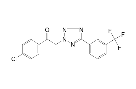 4'-chloro-2-[5-(alpha,alpha,alpha-trifluoro-m-tolyl)-2H-tetrazol-2-yl]acetophenone