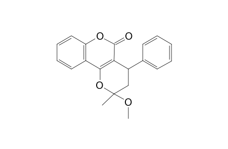 2-Methoxy-2-methyl-4-phenyl-3,4-dihydro-2H-pyrano-[3,2-C]-chromen-5-one