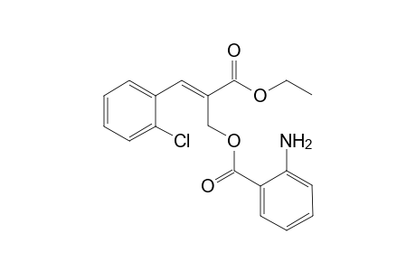 Ethyl 2-{[2'-(aminophenyl)carbonyl]oxymethyl}-3-(2""""-chlorophenyl)prop-2-enoate