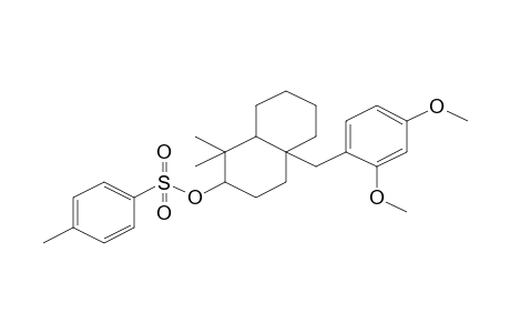 Toluene-4-sulfonic acid, 4a-(2,4-dimethoxy-benzyl)-1,1-dimethyl-decahydro-naphthalen-2-yl ester