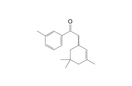 1'-(3''-Methylphenyl)-2'-(3,5,5-trimethyl-2-cyclohexen-1-ylidene)-1'-ethanone