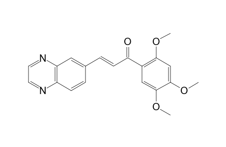 (2E)-1-(2',4',5'-TRIMETHOXYPHENYL)-3-(QUINOXALIN-6-YL)-2-PROPEN-1-ONE