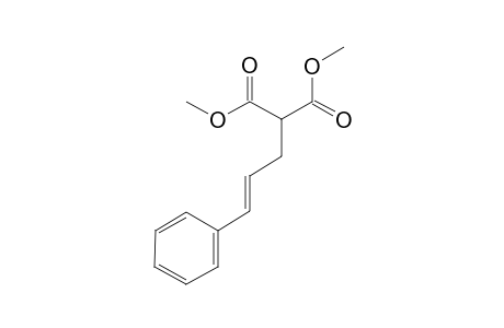 2-[(E)-3-phenylprop-2-enyl]propanedioic acid dimethyl ester