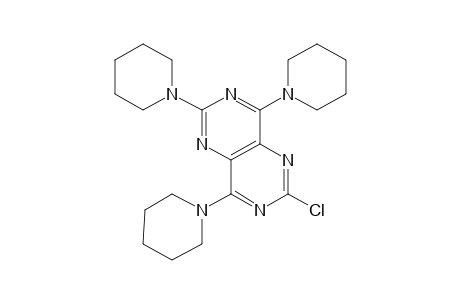 2-chloro-4,6,8-tripiperidinopyrimido[5,4-d]pyrimidine