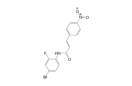 (2E)-N-(4-bromo-2-fluorophenyl)-3-(4-nitrophenyl)-2-propenamide