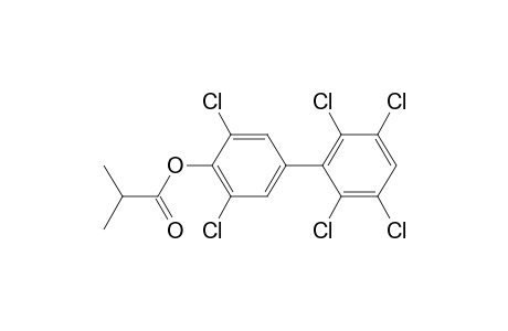 4-Hydroxy-2',3,3',5,5',6'-hexachlorobiphenyl, 2-methylpropionate