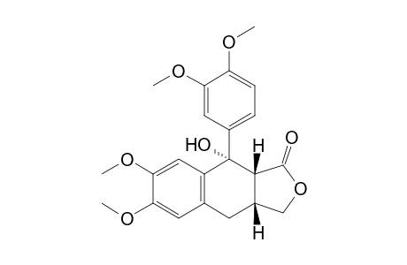 (3aR,4S,9aR)-4-(3,4-dimethoxyphenyl)-4-hydroxy-6,7-dimethoxy-1,3a,9,9a-tetrahydrobenzo[f]isobenzofuran-3-one