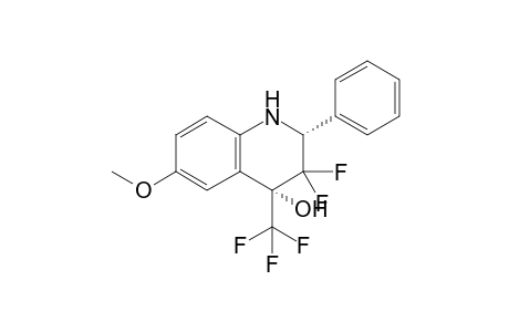 (2R,4R)-3,3-Difluoro-6-methoxy-2-phenyl-4-trifluoromethyl-1,2,3,4-tetrahydro-quinolin-4-ol