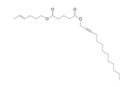 Glutaric acid, hex-4-en-1-yl tridec-2-yn-1-yl ester