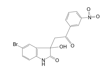 5-bromo-3-hydroxy-3-(m-nitrophenacyl)-2-indolinone