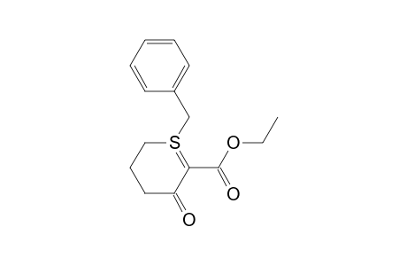 1-Benzyl-5-keto-3,4-dihydro-2H-thiopyran-6-carboxylic acid ethyl ester