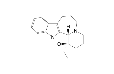 1-ETHYL-1,2,3,4,6,7,8,13B-OCTAHYDRO-(13H)-PYRIDO-[1',2':1,2]-AZEPINO-[3,4-B]-INDOLE-1-OL