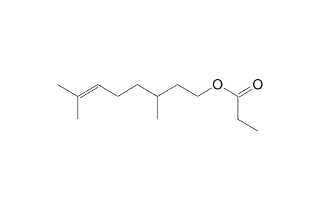 6-Octen-1-ol, 3,7-dimethyl-, propanoate