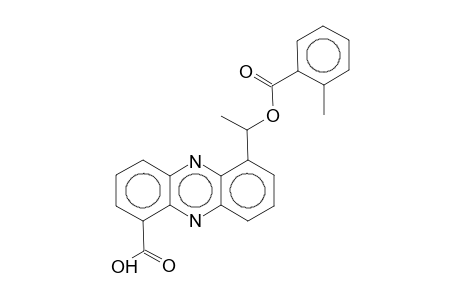 1-Phenazinecarboxylic acid, 6-[1-[(2-methylbenzoyl)oxy]ethyl]-, (.+-.)-