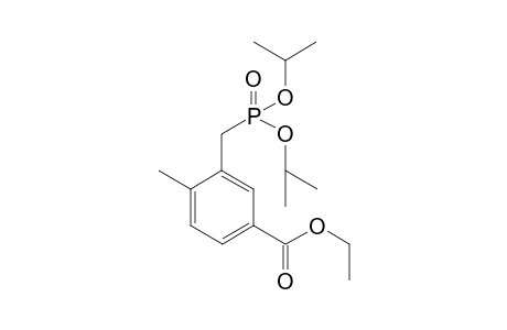 Ethyl 3-((diisopropoxyphosphoryl)methyl)-4-methylbenzoate