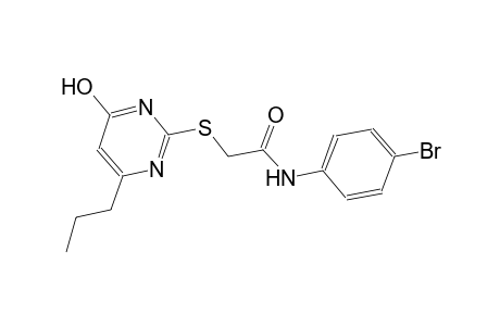 4'-bromo-2-[(3,4-dihydro-4-oxo-6-propyl-2-pyrimidinyl)thio]acetanilide