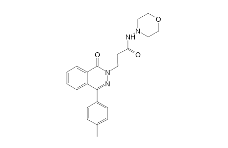 3-(4-(4-methylphenyl)-1-oxo-2(1H)-phthalazinyl)-N-(4-morpholinyl)propanamide