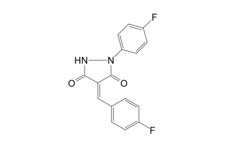 (4Z)-4-(4-Fluorobenzylidene)-1-(4-fluorophenyl)-3,5-pyrazolidinedione