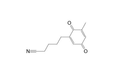 5-Methyl-3-(4-cyanobutyl)benzoquinone