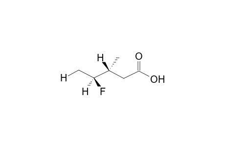 (ERYTHRO)-3-METHYL-4-FLUOROPENTANOIC ACID