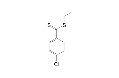 Benzenecarbodithioic acid, 4-chloro-, ethyl ester