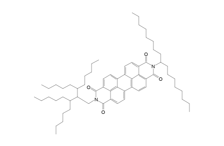 N'-(1-Octylnonyl)-N-(2-(1-pentylhexyl)-3-pentyloctyl)perylene-3,4:9,10-bis(dicarboximide)