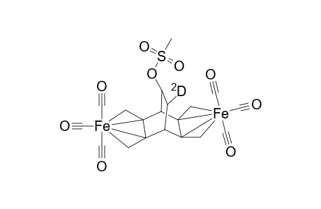 trans-.mu.-[(1RS,2RS,3RS,4SR,5SR,6RS,7RS,8SR)-C,5,6,C-.eta.:C,7,8,C-.eta.-(5,6,7,8-tetramethylidene(3-d)-bicyclo[2.2.2]oct-2-yl methanesulfonate)]bis(tricarbonyliron)