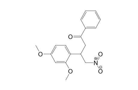 3-(2',4'-Dimethoxyphenyl)-4-nitro-1-phenylbutan-1-one