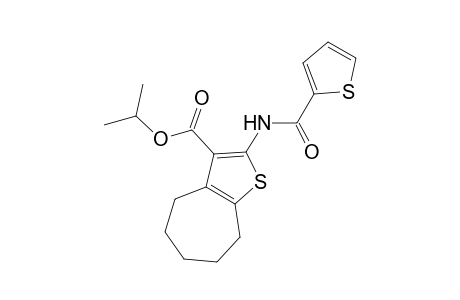 isopropyl 2-[(2-thienylcarbonyl)amino]-5,6,7,8-tetrahydro-4H-cyclohepta[b]thiophene-3-carboxylate