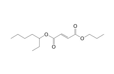 Fumaric acid, 3-heptyl propyl ester