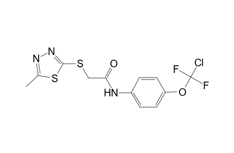 N-[4-(Chloro-difluoro-methoxy)-phenyl]-2-(5-methyl-[1,3,4]thiadiazol-2-ylsulfanyl)-acetamide