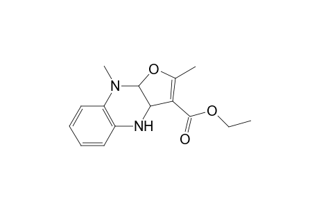 2,9-Dimethyl-3-ethoxycarbonyl-endo-3a,4,9,9a-tetrahydrofuro[2,3-b]quinoxaline