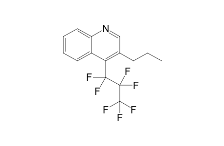 4-Heptafluoropropyl-3-propylquinoline