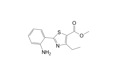 Methyl 2-(2-Aminophenyl)-4-(ethyl)thiazol-5-carboxylate