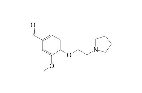 Benzaldehyde, 3-methoxy-4-[2-(1-pyrrolidinyl)ethoxy]-