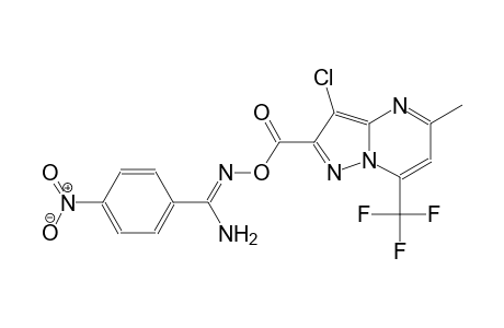 N'-({[3-chloro-5-methyl-7-(trifluoromethyl)pyrazolo[1,5-a]pyrimidin-2-yl]carbonyl}oxy)-4-nitrobenzenecarboximidamide