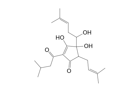 2-Cyclopenten-1-one, 3,4-dihydroxy-4-(1-hydroxy-4-methyl-3-pentenyl)-5-(3-methyl-2-butenyl)-2-(3-methyl-1-oxobutyl)-